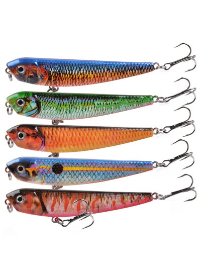 Buy Fishing Lures Kit, Lifelike Action, Super Sharp Hooks, Sturdy and Durable - Perfect for Bass, Trout, Pike, More in UAE