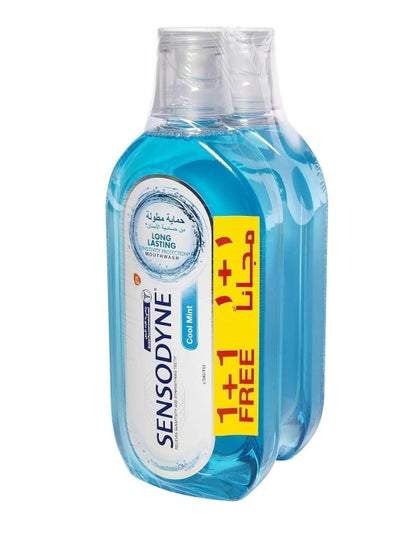 Buy Sensodyne Cool Mint Mouth Wash,2 x 500ml in UAE