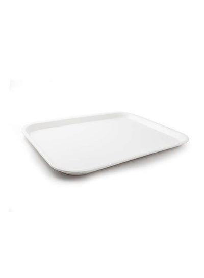 Buy Fast Food Tray Plastic - 45x35 White in UAE