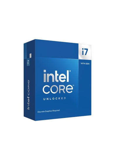 اشتري Intel® Core™ i7-14700KF New Gaming Desktop Processor 20 cores (8 P-cores + 12 E-cores) - Unlocked في السعودية