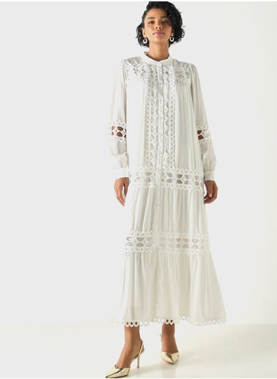 اشتري Openwork Tiered Dress في السعودية