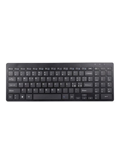 Buy 2.4G Wireless 95 Keys Ultra-Thin Mute Keyboard Black in Saudi Arabia