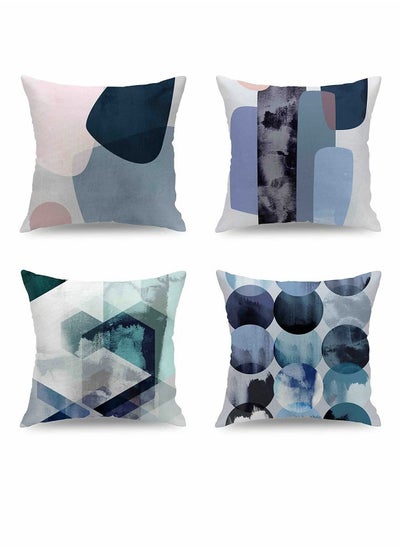 اشتري Decorative Pillow And Cover Set, 4 Pcs 18 X 18 in في الامارات