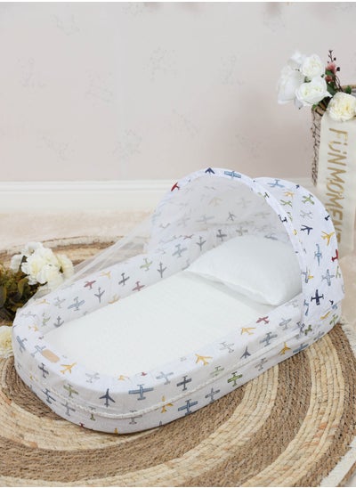 Buy Super Soft and Breathable Neonatal Sponge Mosquito Net Mattress 72×43cm - Turkish Material in Saudi Arabia