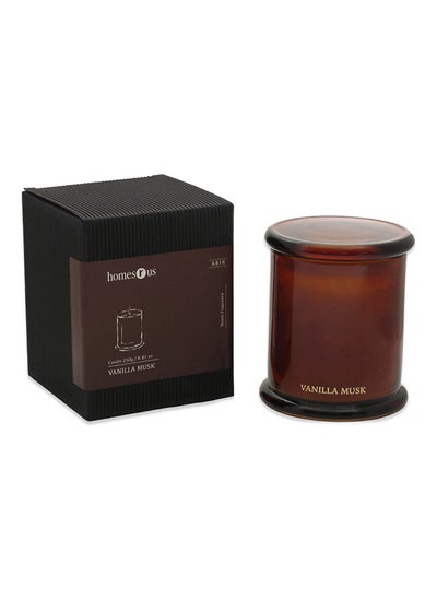 Buy Abir Vanilla Musk Candle, White - 250g in UAE