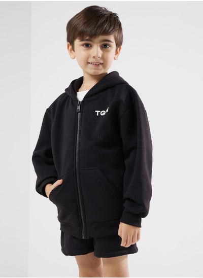 اشتري Kids Lounge Regular Zip Hoodie في الامارات