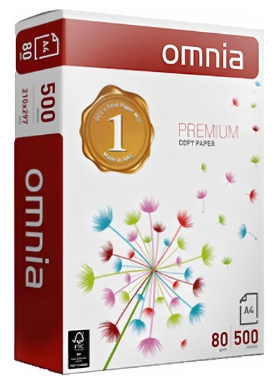 Buy Omnia Copy Paper - 80g – 500 Sheets in Egypt