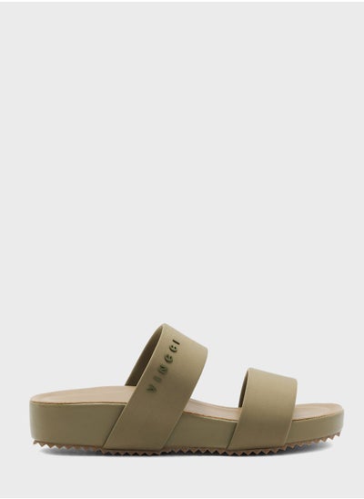 اشتري Double Strap Flat Sandals في الامارات