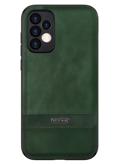 اشتري Rich Boss Leather Back Cover For Samsung Galaxy A13 4G (Green) في مصر