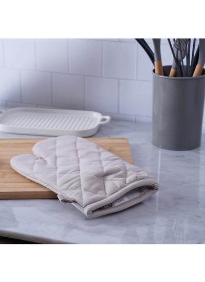 Buy Torrance Oven Mitten 14.50X30.5cm - Beige in UAE