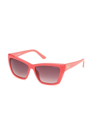 اشتري Women's UV Protection Cat Eye Shape Plastic Sunglasses GU0009872F55 - Lens Size: 55 Mm - Shiny Pink في السعودية