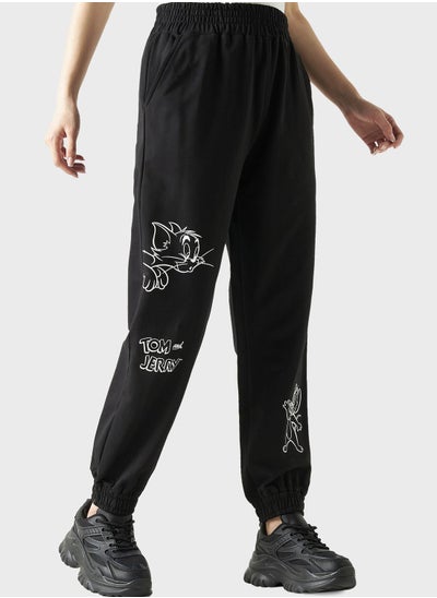 اشتري Tom & Jerry Print Sweatpants في الامارات