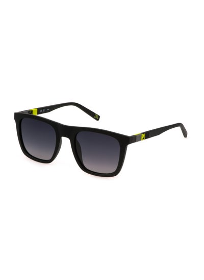 Buy Men's Square Shape Polarized  Sunglasses SFI527 52U28P - Lens Size: 52 Mm - Matt Black in UAE