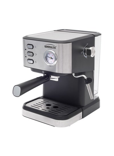 Buy Generaltec Expresso Coffee Maker with 20 Bar High Pressure Pump and Cup Warming Function in UAE