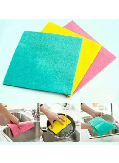 Buy 12 pieces of super absorbent kitchen towel - multi-use in Egypt
