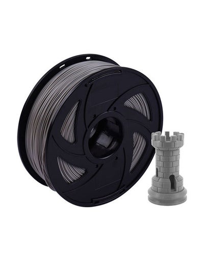 Buy Vacuum-Sealed ABS Filament Spool For 3D Printer Grey in UAE