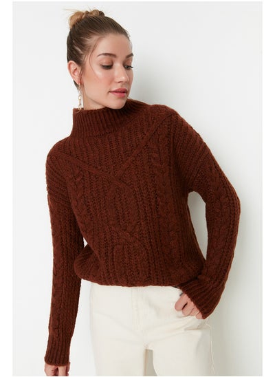 Buy Sweater - Brown - Regular fit in Egypt