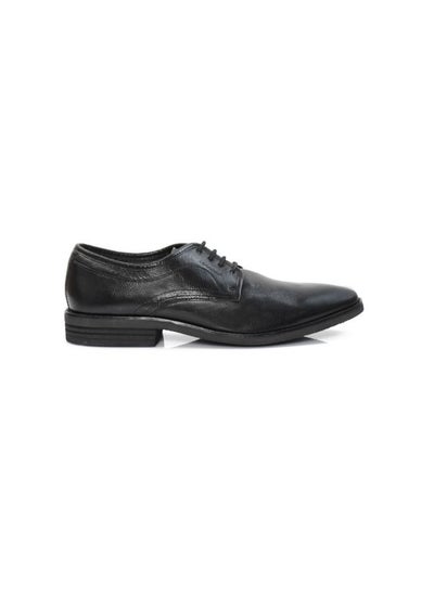 اشتري Mens Riox  Oxford Derby Lace up Comfort Black Leather Work Office Formal Comfort Gel Flexilogy Technology Occasion Party Casual Wear Italian Design Anti Skid Padded Insole Trendy Premium Shoes في الامارات