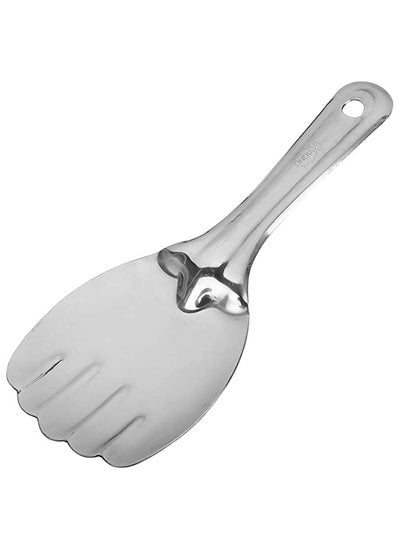 Buy Stainless Steel Rice Serving Spoon Rice Panja 25cm in UAE