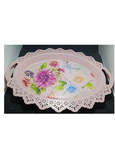 اشتري Plastic Breakfast Serving Tray Small في مصر