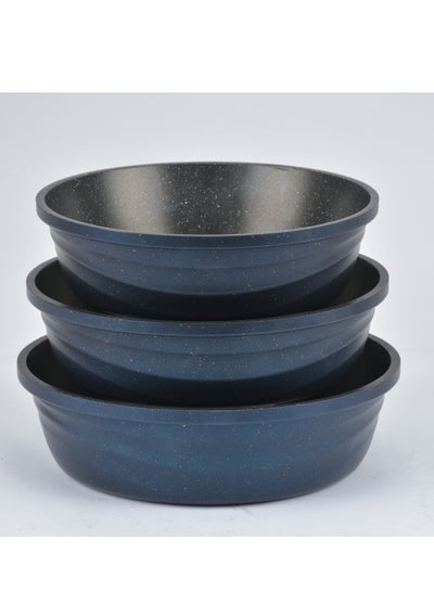 Buy A set of 3 pcs trays, Neoklien blue granite in Egypt
