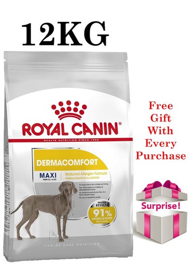 Buy Canine Care Nutrition Maxi Dermacomfort 12 KG in UAE