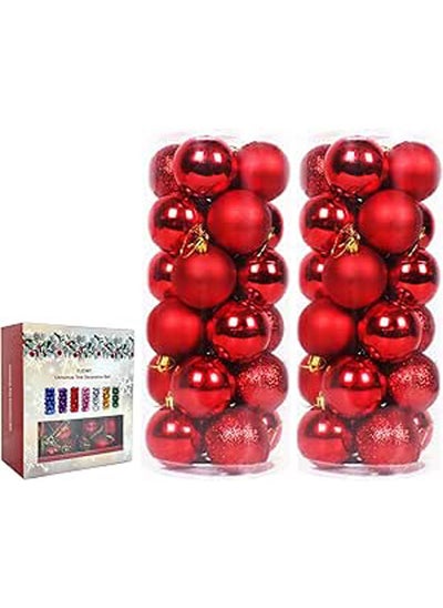 Buy 48Pcs Christmas Balls Ornaments For Christmas Tree in Egypt