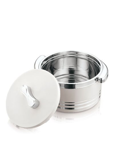 اشتري Winsor Panayaa Thermo Container 2200ml- Stainless Steel Insulated Hot Pot | Thermal Food Storage Containers Warmers | SILVER في الامارات