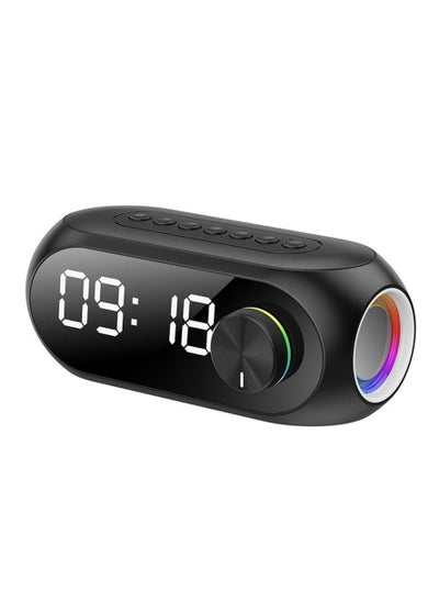 اشتري Kisonli Portable Bluetooth Speaker with Alarm Clock and RGB Lights LP-2S في الامارات