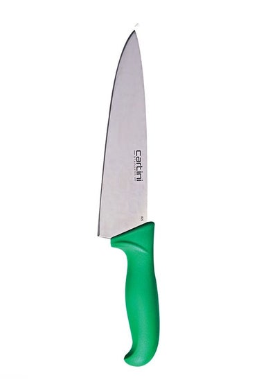 Buy Godrej Cartini Classic Chef  Knife, Stainless Steel Heavy Duty  Slicing and Dicing Meat, 8"-Green in Saudi Arabia