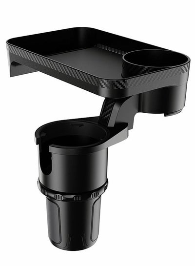 Buy Car Cup Holder Expander with Large Attachable Table Car Drink Holders Compatible with Bottles in Saudi Arabia