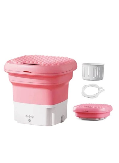 اشتري Portable Folding Washing Machine, Mini Foldable Washing Machine, Foldable laundry tub washing machine for Home and Travel في الامارات