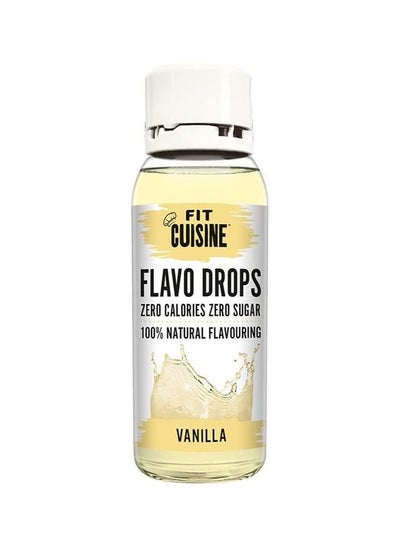 Buy Flavo Drops with Natural Vanilla Flavor 38ml in UAE