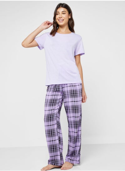 Buy Check Print Pyjama Sets in Saudi Arabia