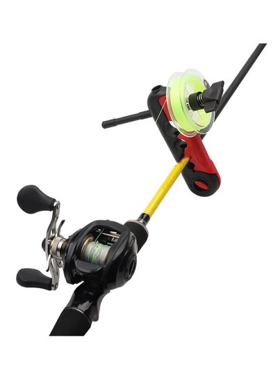 Buy Fishing Line Spooler, Fishing Line Spooling Tools for Spinning Reels and Casting Reels, Portable Fish Shape Adjustable Position Line Counter in Saudi Arabia