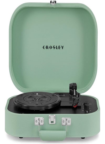 Buy CROSLEY DISCOVERY PORTABLE TURNTABLE WITH BLUETOOTH IN/OUT - SEAFOAM in UAE