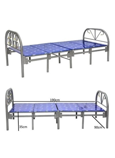 Buy Folding Bed Single Metal Build in UAE