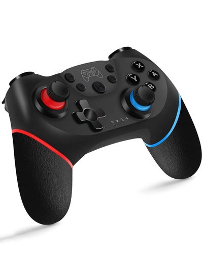 اشتري Wireless Pro Controller for Nintendo Switch - Enhanced Gamepad with Joystick, Turbo Vibration, and Ergonomic Design - Compatible with Switch, Lite, OLED - Black في الامارات