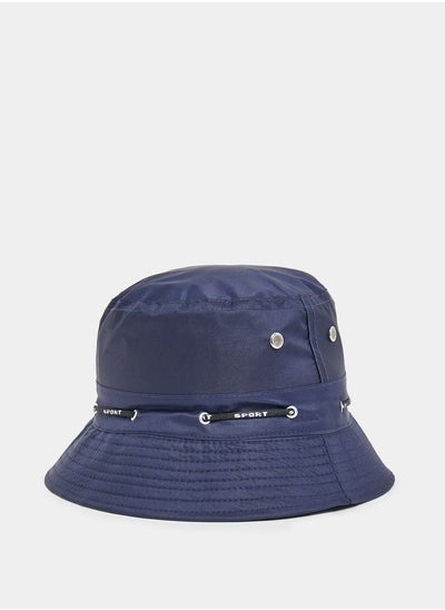 اشتري Eyelet Drawcord Detail Bucket Hat في السعودية