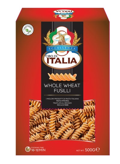 Buy Pasta Fusilli - Whole Wheat 500g | Vegetarian in UAE