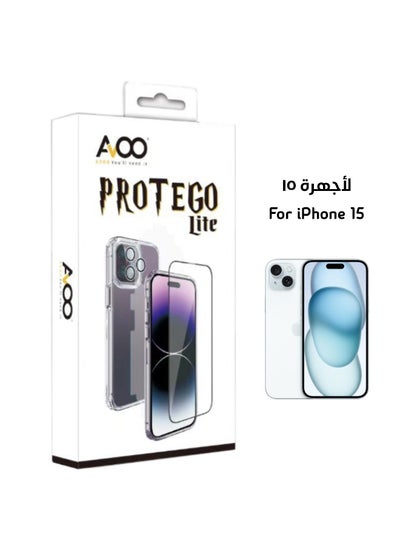 Buy Protection Package With 6 Protection Items For Apple iPhone 15 in Saudi Arabia