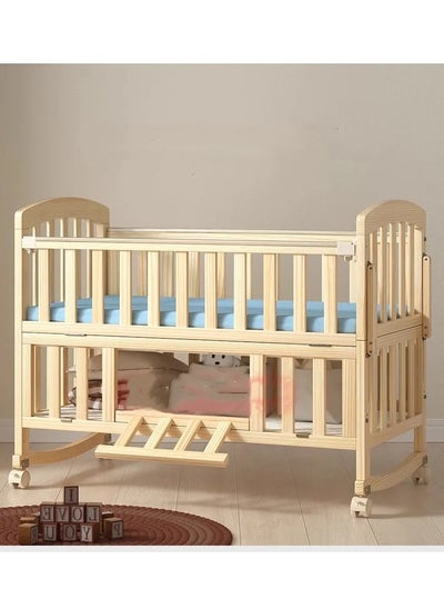 Buy Wooden Baby Cot With Wardrobe in Saudi Arabia