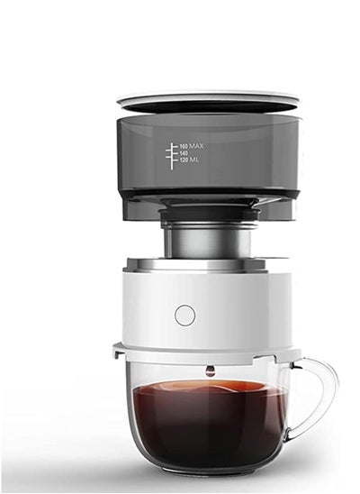 اشتري Coffee Maker, Portable Coffee Maker, One-Touch Pour Over Drip Coffee Maker, with Stainless Steel Filter, Reusable Filter, for Travel, Camping, Office, Home في الامارات