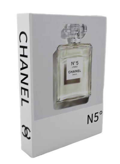 اشتري Chanel N5 Fake Book/ Fake Book Display with Classic Cover/ Best Quality Display Book for Home & Office/ Faux Book Gifting for Men & Women في الامارات