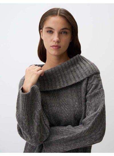 Buy Off The Shoulders Long Sleeve Sweater Sweater in Egypt