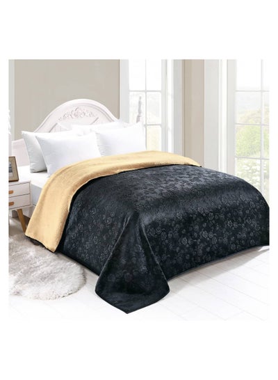 Buy Soft, light and warm winter blanket, weighing 3 km, size 220*240 cm in Saudi Arabia