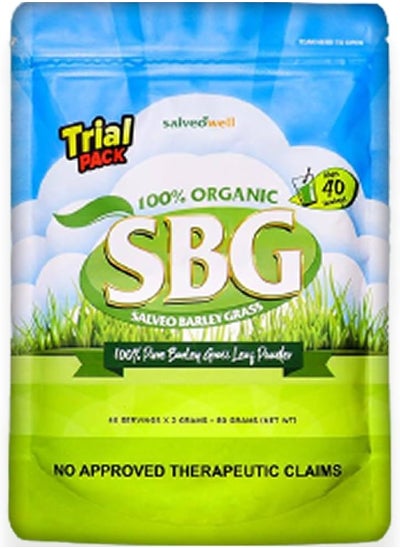 Buy SBG SALVEO BARLEY GRASS 100% Pure Barley Grass Leaf Powder in UAE