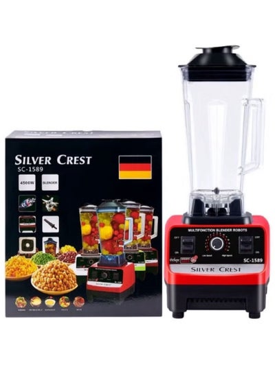 اشتري 2.5L 4500W BPA Free Heavy Duty Blender Mixer Electric High Speed Juicer Food Processor Ice Smoothies Crusher Blander في الامارات