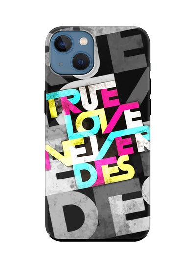 اشتري Tough Pro Series Case for Apple iPhone 14 Plus Case Dual Layer hybrid PC & TPU Customized Mobile Cover Shield with inner TPU protection Matte Finish - True Love Never Dies في الامارات