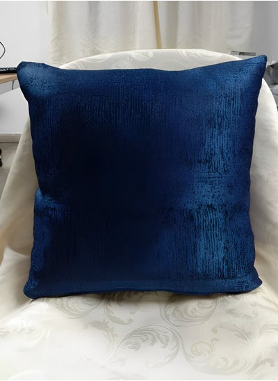 اشتري Best Quality Luxury Velvet Plain Cushions Lunarable Royal Blue Fluffy Throw Pillow Cushion Cover, Vintage Floral Classic Swirls Best Quality Luxury Velvet Plain Cushions Lunarable Royal Blue size 40 c في الامارات